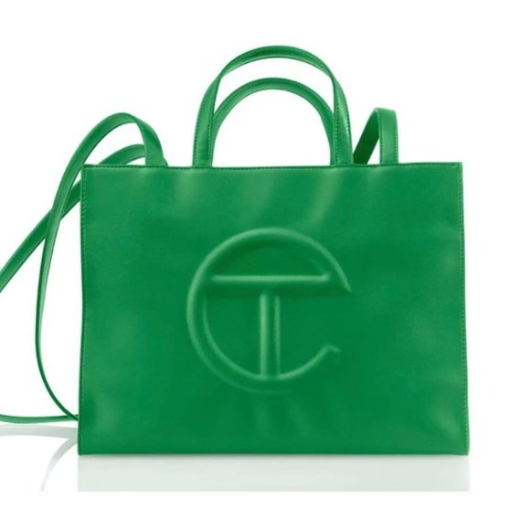 Telfar Handbags - Telfar Medium Greenscreen Shopper